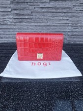 Högl echtleder tasche rot - echtleder,
