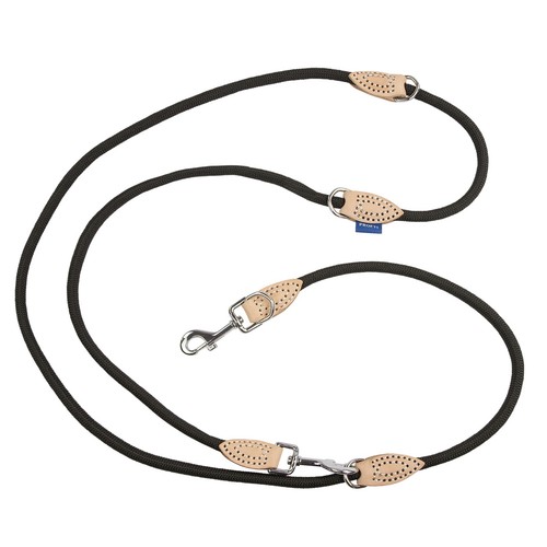 Hundeleine nylon leder 3m - nylon, 2,3m