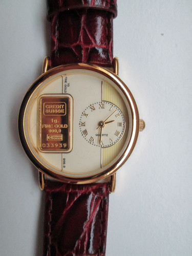 Goldbarren gold barren - gold, uhr