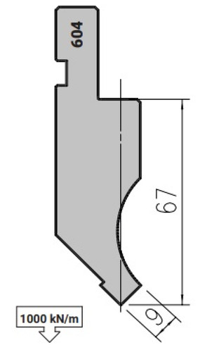 Amada promecam punch art - punch, r0.6
