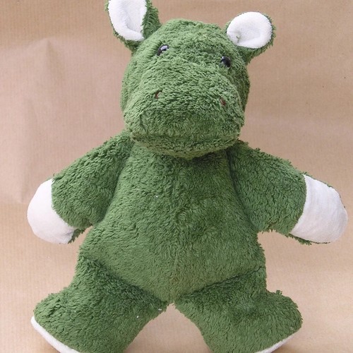 Kleines grünes nilpferd - nilpferd,