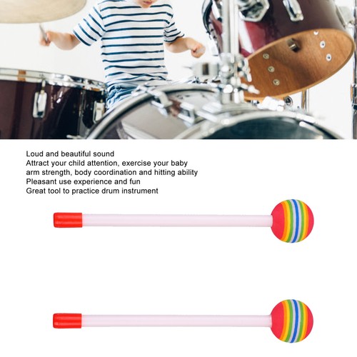 2pcs drum sticks round filz - 2pcs,