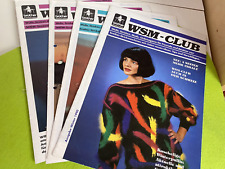 4 Stck. WSM Club Hefte für die brother Strickmaschine -Zubehör-