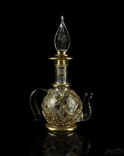 Sammlerobjekt Ägyptische Parfümflasche mit Applikator 12,0 cm Deko Sammler