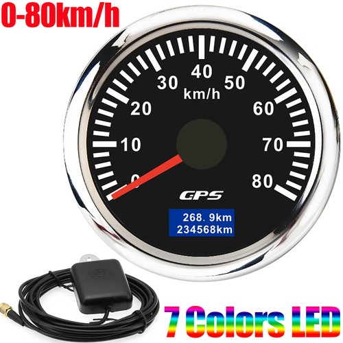 52mm gps tacho - gauge, 0-80km/h