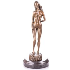 Bronzefigur weiblicher akt - bronzefigur,