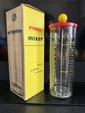 Vintage Pyrex Mixer Mix Schneebesen Trenn Messbecher Retro 70er Jahre Box