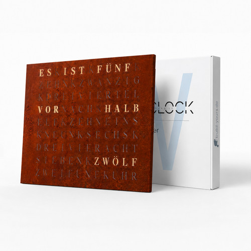 Wordclock jupiter rust - jupiter, 2.0