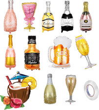 12 Stück Luftballons Wein-