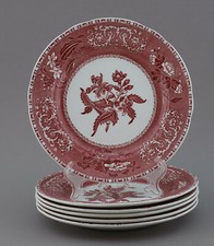 Spode Copeland Camilla pink Teile zur Wahl teller platte kanne tasse england rot
