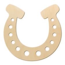 Hufeisen Holz Deko Glücksbringer Streudeko Geschenk Basteln Material wählbar