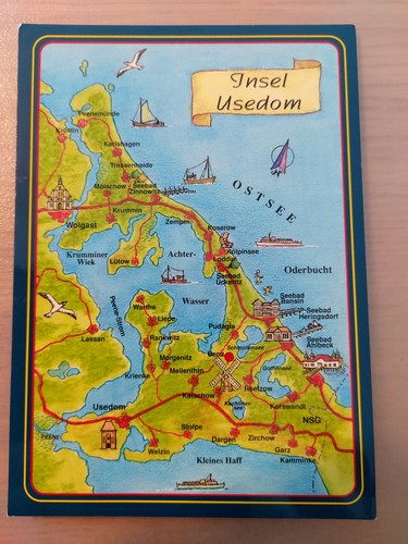 Postkarte insel usedom - postkarte,