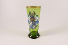 Böhmen Becher Glas Wappen