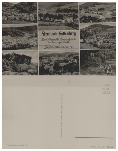 Ansichtskarte steinbach - steinbach,