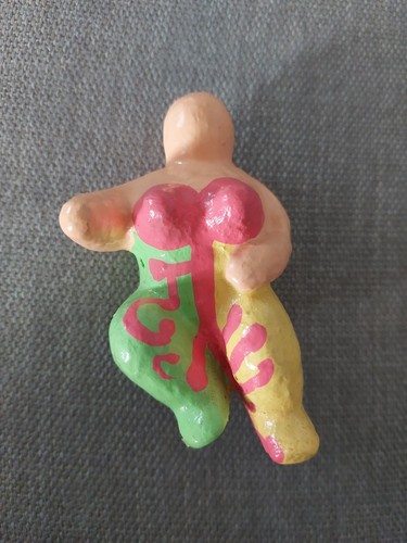 Vintage nana figur magnet - vintage,