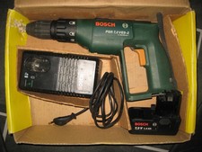 Bosch Akku Schrauber PSR 7,2 VES - 2 + Ladegerät + Akku (defekt) + Karton + Anl.