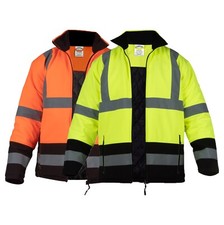 RODOPI Winter Arbeitsjacke "FREEZ-Reflex" Gr.S-3XL Warnschutzjacke Gelb & Orange