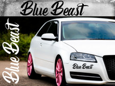 Blue Beast Aufkleber Black Edition Car Auto Sticker Tuning JDM Bike LKW 