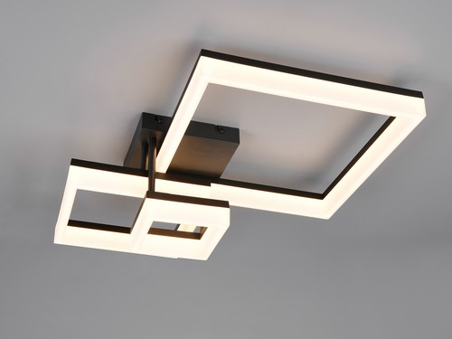 Große led deckenlampe schwarz - große,