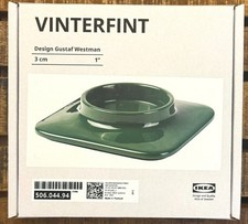 IKEA DESIGN EDITION 2025 GUSTAF WESTMAN VINTERFINT KERZENHALTER dunkelgrün NEU !