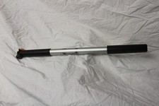 Retro Fahrrad Luftpumpe SKS VX Double Head Autoventil Dunlopventil  Silber schwa