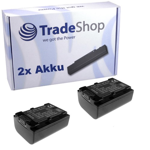 Akku 1100mah für sony hdr - 2x,