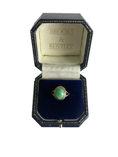 Jade Ring 9 kt 9 Karat