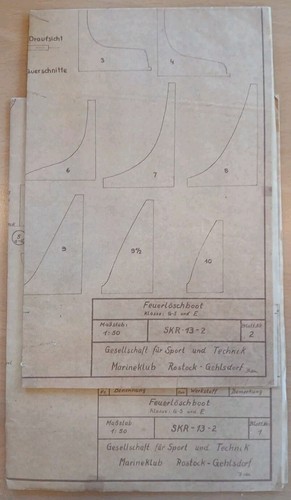 Bauplan feuerlöschboot klasse - bauplan,