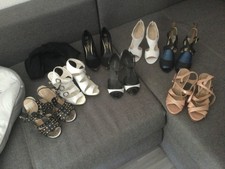 Konvolut Schuhe High heels  Sandalen und Stiefeletten  Größe 37