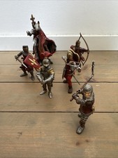 Schleich Lilie Ritter Pferd Konvolut - Ritter Schwert abgebrochen