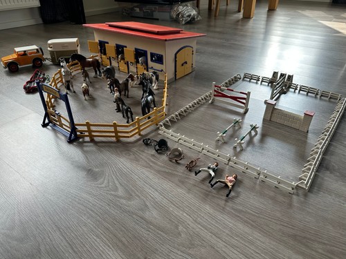 Schleich konvolut reiterhof - schleich,