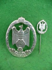 Deutsches Schießsport-Abzeichen DSB silber mit Nadel