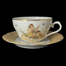 Goebel Weihnachtsgeschirr: Kaffeetasse / Tasse mit Unterteller Engel - neu und u