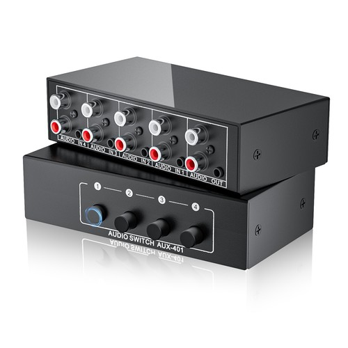 Stereo 5mm aux rca audio - aux, l/r