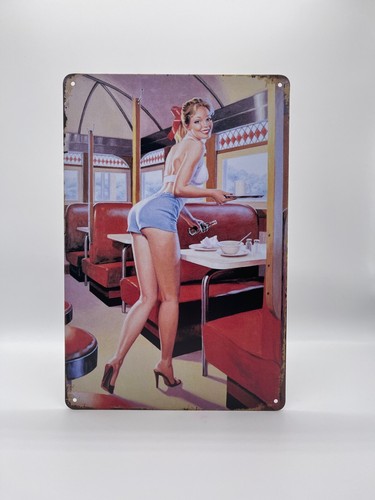 Blechschild american diner - blechschild,