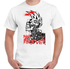 Punk T-Shirt Herren lustig Musik Rocker Schädel Sex Pistolen Clash Not DeadForever