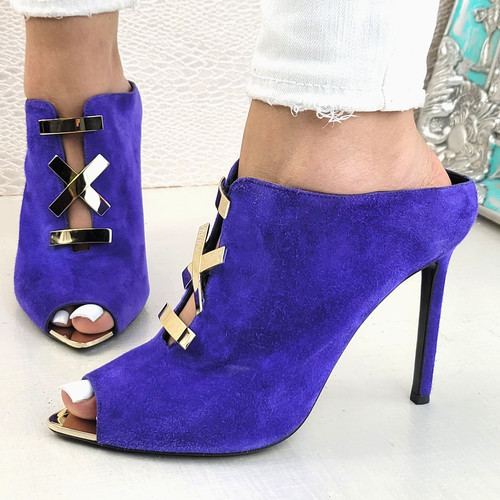 Versace couture lila wildleder - lila,