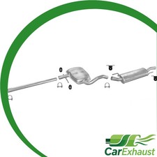 Auspuff für VW GOLF 3 III 1.6 1.9 D 2.0 GTi Fließheck Cabrio Schalldämpfer