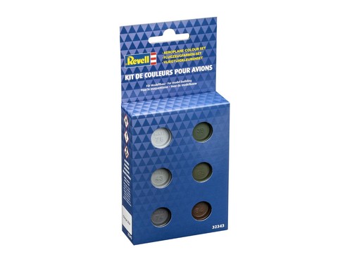Flugzeugfarben set 6x14ml - flugzeugfarben-set, (6x14ml
