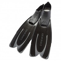 Cressi flossen agua - agua, schwarz