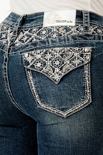 Jeans bootcut grace la - jeans,