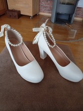 Hochzeit Leder Riemchenpumps