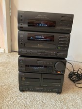 SONY MHC-C70 Mini HiFi System Dual Cassetten Deck Tuner an Bastler