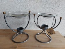 Duftlampe  aus Metall und Glas