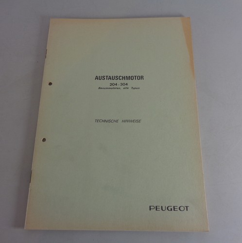 Werkstatthandbuch peugeot 204 - werkstatthandbuch,
