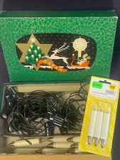 OSRAM Weihnachts-Lichter-Kette ANTIK im Originalkarton Mit Ersatz Kerzen