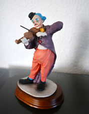 Goebel Figur Happy Clowns,  Clown spielt, Signatur 1989