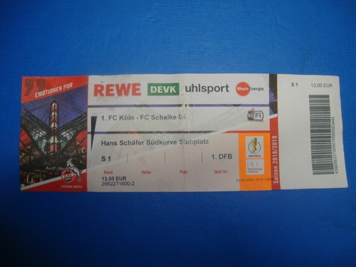 Ticket fc köln - 18/19,