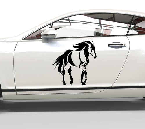 Autoaufkleber wildpferd - autoaufkleber,