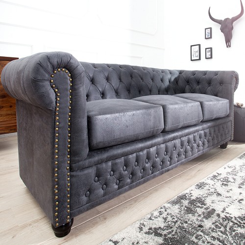 Sofa chesterfield 200cm - chesterfield,